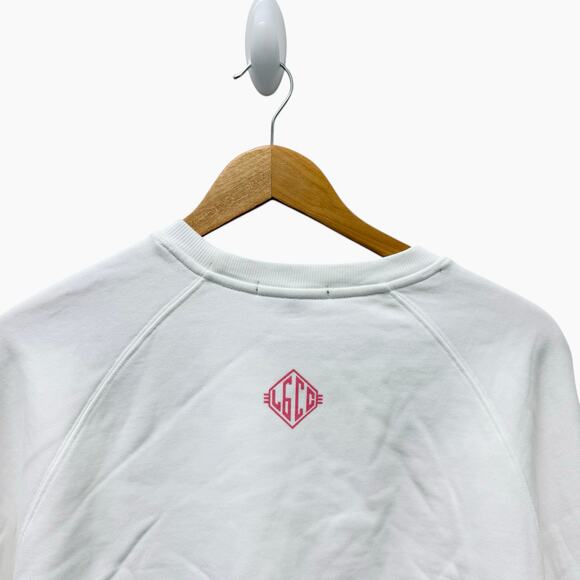 NWT Greyson Cropped‎ Crewneck Pink Flamingo Women’s Size Small $148 - Picture 11 of 11